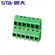 AC 300V 10A 5.08mm Pitch 2 Pin 3 position Screw Terminal Block UL certification 14-22awg connector